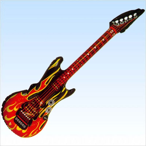 Rocker luftgitarre feuer - rocker,