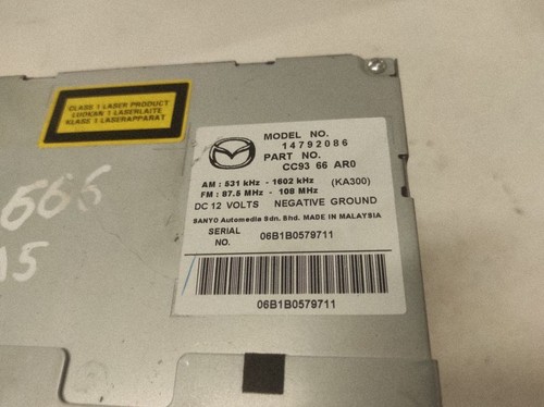 Mazda 2008 radio cd - 5,