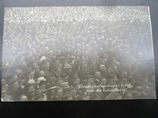 Fotokarte München Demonstration 1921 Protest gegen die Entwaffnung - Hoffmann