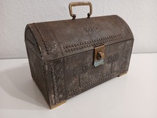 Schatulle Schmuck Patina Metall Jugendstil? 23x12x15cm