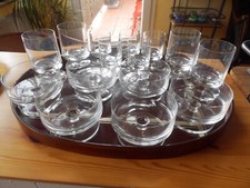 Konvolut 15 Trinkgläser PEILL Serie MALTA 6x Sekt 5x Schnaps 4x Wein