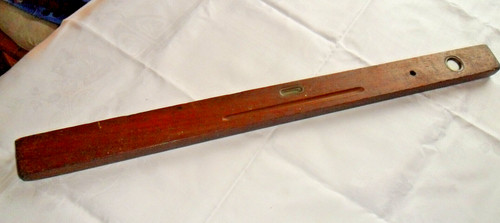Alte wasserwaage teak holz - wasserwaage,