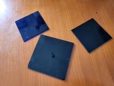 Farbfilter Glas blau Quadrat