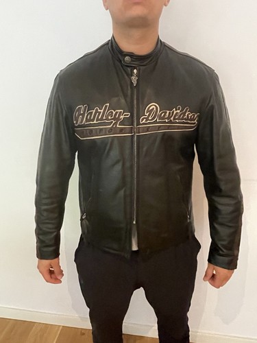 Harley davidson jacke leder - leder, l
