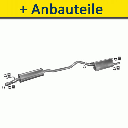 Auspuff auspuffanlage für - auspuffanlage,