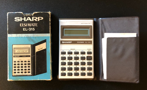 Sharp elsi mate 315 - sharp,