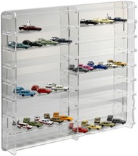 SORA Modellvitrine mit verspiegelter Rückwand für 1:87 Modellautos und Trucks