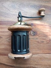 Antike Kaffeemühle - Holz - Metall Peugeot Feres  ca. 1900