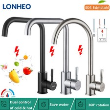 Niederdruckarmatur Küchenarmatur 360° Wasserhahn Küche Einhand Spültischarmatur