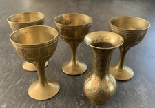 Messing 4x Eierbecher