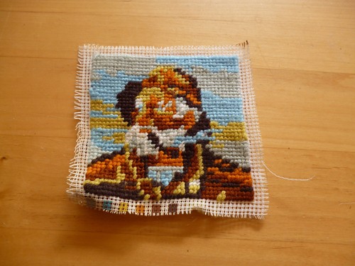 Kleines ausgesticktes gobelin - kleines,