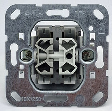 GIRA 010800 Einsatz Wippschalter Wechselschalter 2fach