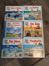 Sammlung Was ist Was  6 Hörbücher Kinder Wale & Delphine Wetter Zoo Meer Flughaf