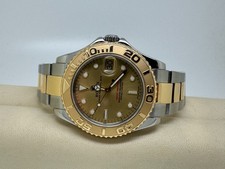 ROLEX Oyster Perpetual Yachtmaster 35mm 168623 Gelbgold 18kt Stahl A-Serie