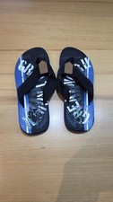 Flip Flops, Badeschuhe, schwarz/blau, Gr. 32