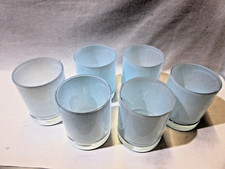 Whiskeygläser, Wassergläser, Trinkgläser, 6 Stück, Eisblau