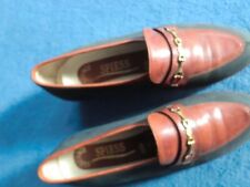 SPIESS SCHUHEN 4 ,5 BRAUN GRUN  LEDER