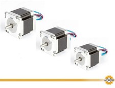 SALE !3PC Nema23 Schrittmotor0.9° 1.1Nm=155oz 56mm 1.4A 6.35mmφ CNC 23HM6620