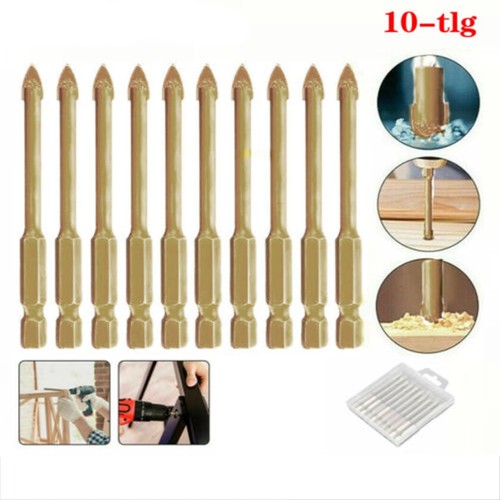 Glasbohrer set tlg - set, 10-tlg