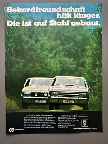 Opel rekord rekordfreundschaft - rekord,