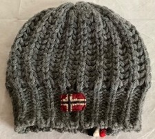 NAPAPIJRI Mütze in Grau Wolle