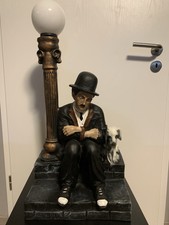 Charlie Chaplin Figur Statue Skulptur Stehlampe Stehleuchte Lampe Deko 73cm hoch