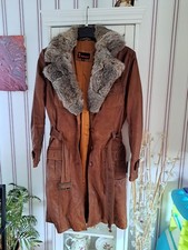 Damen Nappa-Ledermantel 42