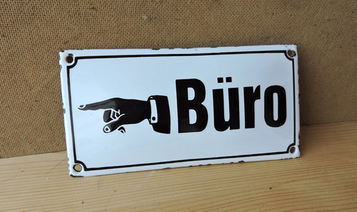 Altes emailschild büro - emailschild, "bÜro"