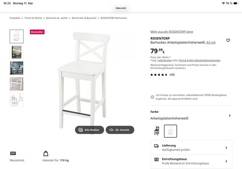 Barhocker rosentrop ikea - barhocker,