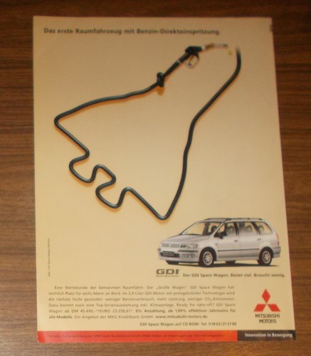 Seltene werbung mitsubishi - seltene,