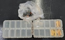 Spro Raubfisch Köder Box inkl. Gummifische + Jig Heads Angeln Wels Zander Hecht