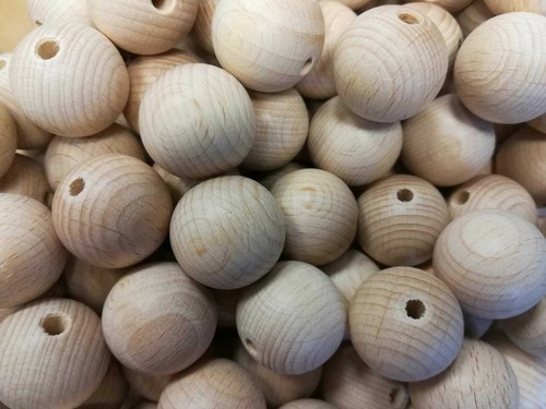 Holzperle 23mm buche - 23mm, st.