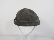 Nike Vintage 90s Docker Cap Mütze Fisherman Grey Swoosh Adjustable One Size RARE