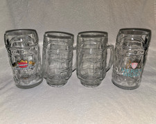 4x Bierglas, Biergläser, Gutmann Herrnbräu, Glas; 0,5 Liter