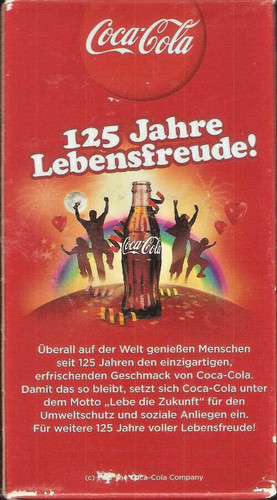 Coca cola glas - 125, jahre