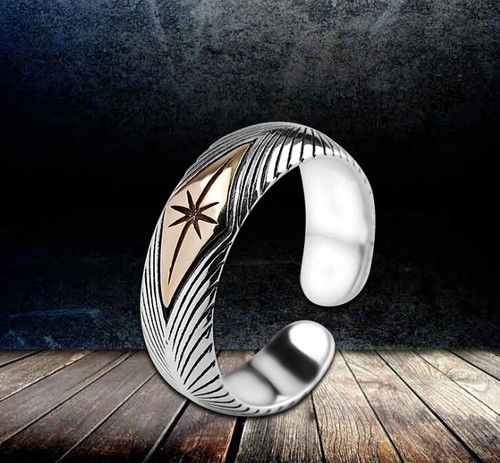 I03 ring stern strahlenkranz - ring,