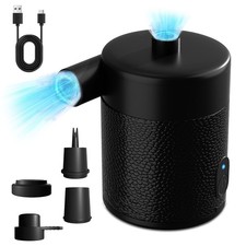 Elektrische Luftpumpe 2000mAh Akku Elektrische Pumpe m/ 4 Düsen für Luftmatratze