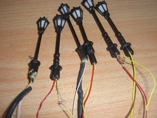 H0 6 Straßenlaternen aus Anlagenrückbau