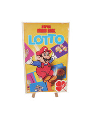 Original Super Mario Bros Lotto Klee Brettspiel Vintage Sammlung 1991 Spiel
