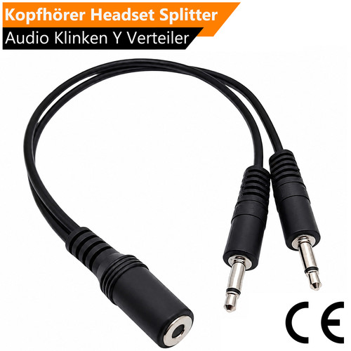 Kopfhörer headset splitter - headset,