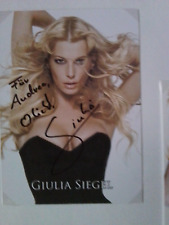 ❌ Giulia Siegel (2) - Autogrammkarte - handsigniert #65 ❌