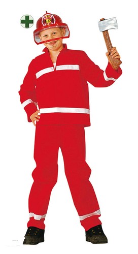 Feuerwehrmann feuerwehrkostüm - feuerwehrmann,