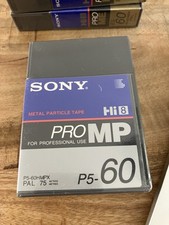 Sony Video Hi8 Videocassette P5-60HMPX metal particle tape