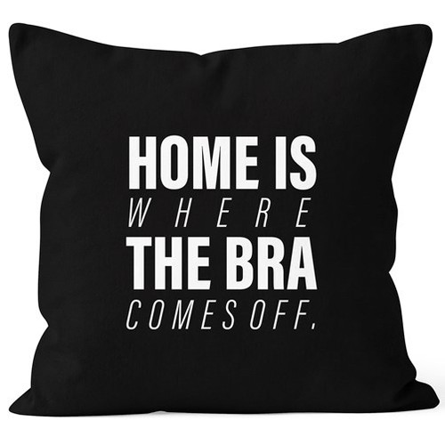 Kissen bezug home - is, where