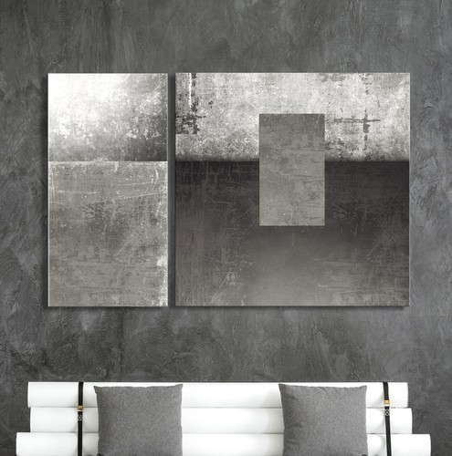 Abstrakt leinwand bild set - abstrakt,