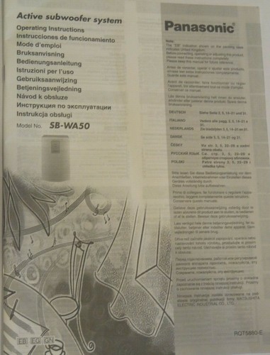 Panasonic operating - panasonic,