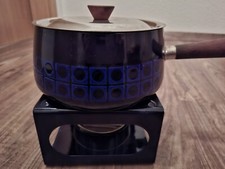 Fondue-Set: Fondue-Topf mit Stövchen und Brennpastenhalterung