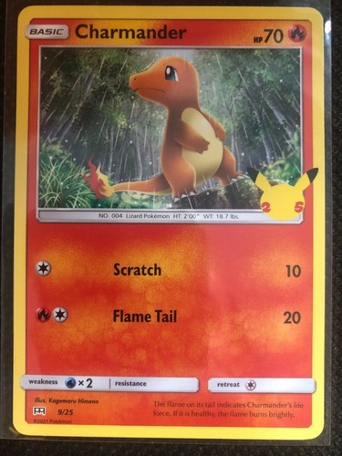Pokemon charmander non - 9/25,
