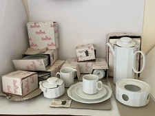 ROSENTHAL Studio Line Polygon 16000 WEIß KAFFEE SERVICE 6 Pers. UNBENUTZT OVP