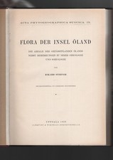 Sterner: Flora d. Insel Öland, 1938, dt. Phyytogeographie Ölologie  Schweden RAR